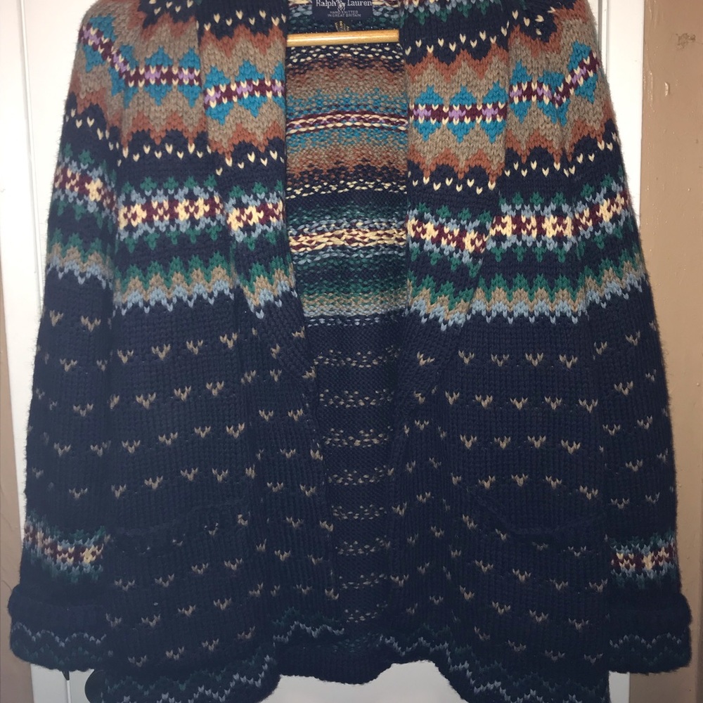 VINTAGE* Ralph Lauren wool cardigan